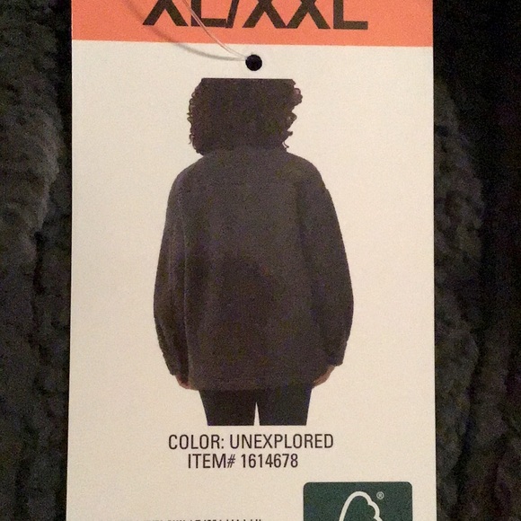 🌸 32 degrees Sherpa cozy shirt jacket wear oversized - Picture 12 of 14